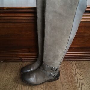 Lucky Brand ZOSHA Over-the-Knee Leather Boots - size 10M - EUC